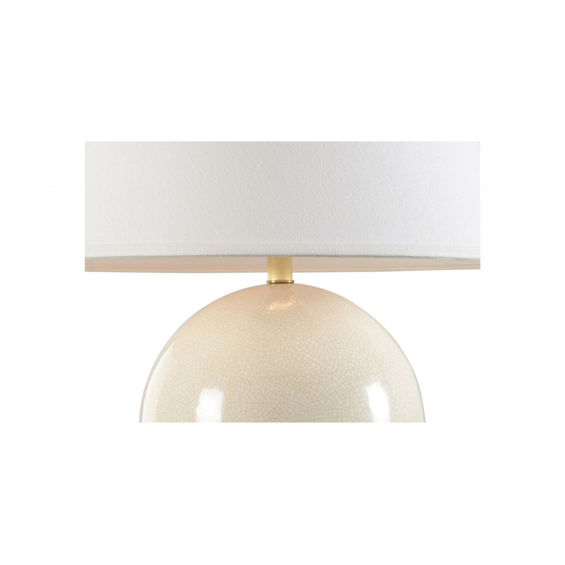 Sphere Table Lamp, Cream