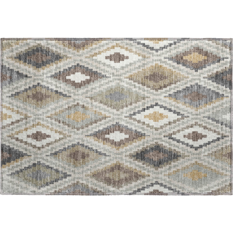 Tapis de qualité supérieure lavable à la machine Mayfield AMF2331, Taupe, 1 pi 8 po x 2 pi 6 po