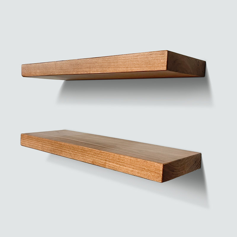 Tablettes flottantes rustiques Haby, H 1,75 po x l 24 po x P 6 po, Provincial
