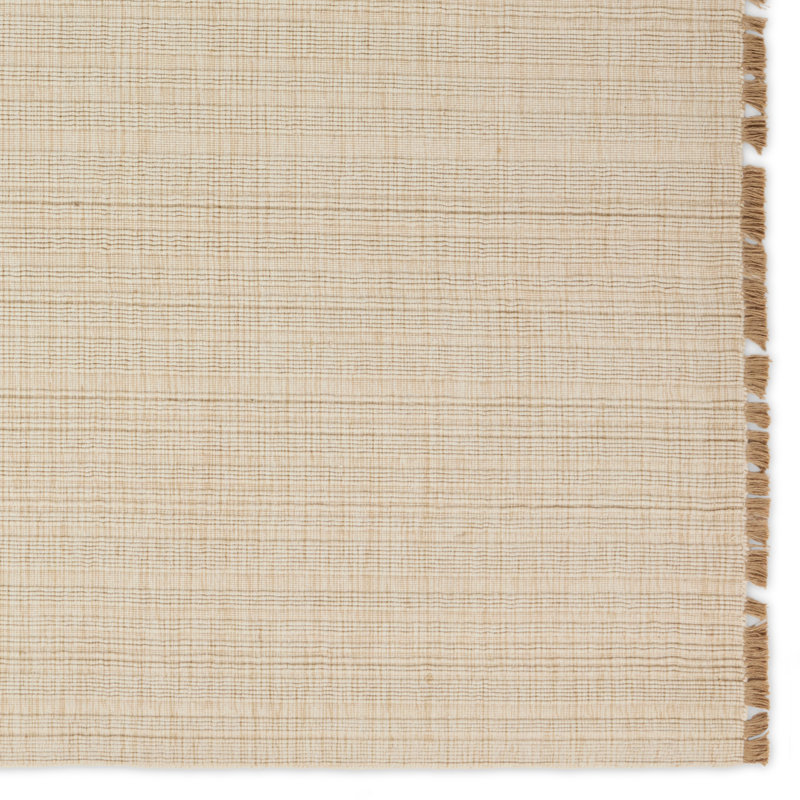 Bandera Handmade Solid Cream/Beige Area Rug (8'X10'), Runner 2'6" x 8'