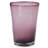 Purple Handblown Glass Recycled Tumbler