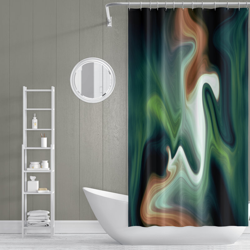Airon Shower Curtain, 83" H x 70" W