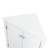 White Triangle Bathroom Storage Cabinet With Adjustable Shelves, Freestanding Floor Cabinet For Home Kitchen-970270421