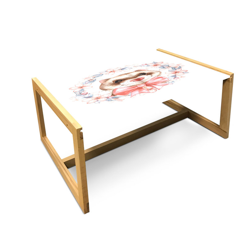 Inmon Trestle Coffee Table, 40cm H x 91cm W x 62cm D