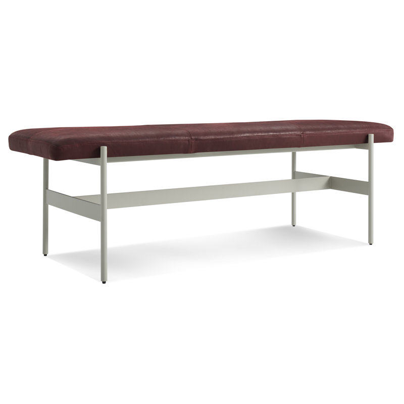 Putty, Camel Genuine Leather, 17" H x 55" W x 14" D