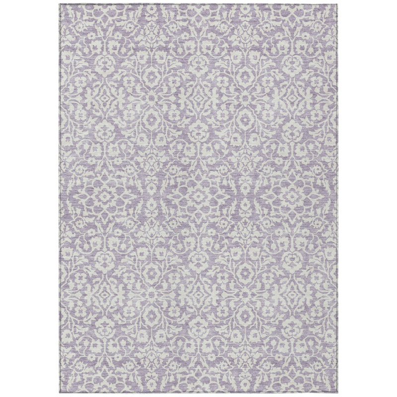 Tapis lavable intérieur lavande 10 pi x 14 pi lavande