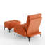 Affric 60cm Wide Velvet Wing Chair Recliner-2130332477