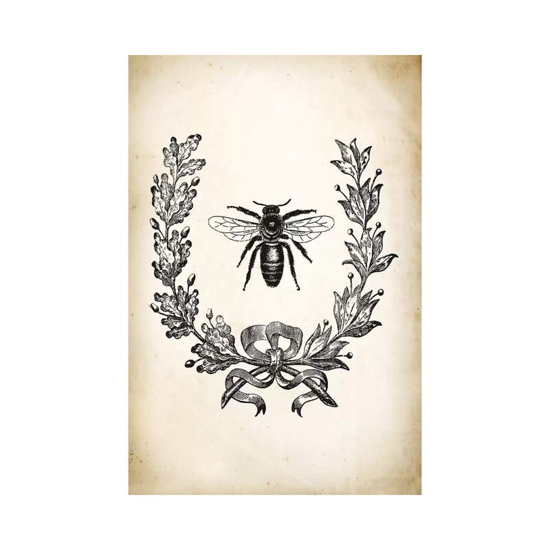 Bee - Wrapped Canvas Print, 66.04 cm H x 45.72 cm W x 1.91 cm D
