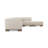 Beau DREAM MODULAR SECTIONAL PERFORMANCE FABRIC OATMEAL