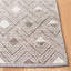 Tapis gris anthracite / ivoire tissé à la main et à plat Pasha-25809812