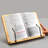 Book Stand Large Cookbook Holder Reading Easel Adjustable Height, Foldable