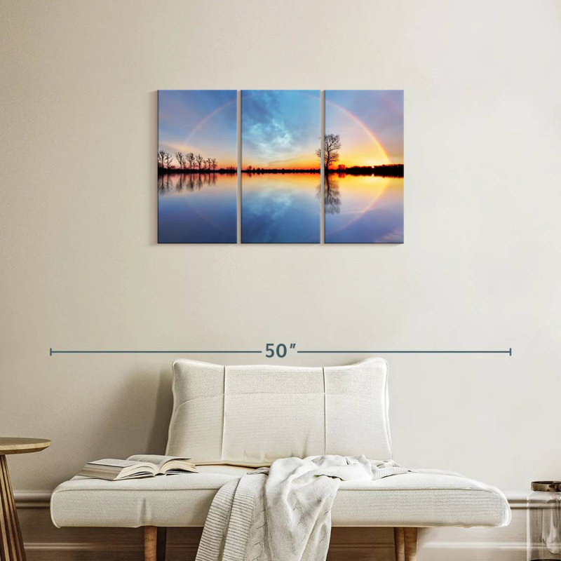Kerrick Sunset Rainbow Reflection, 20" H x 33" W