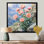 Gondolfi pivoines sur les falaises de montagne II - pivoines, art mural