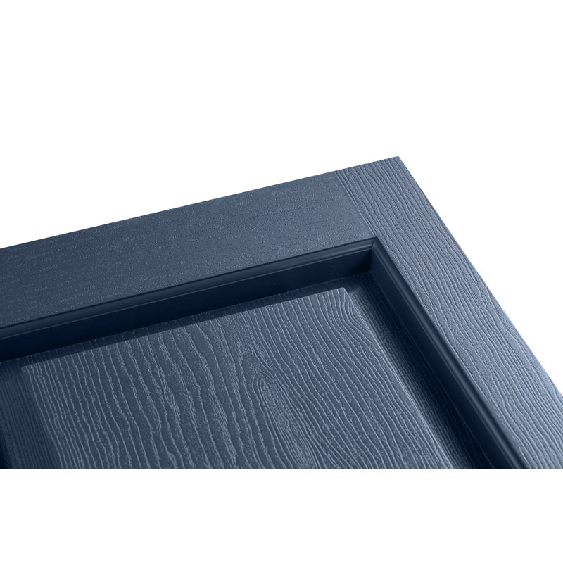 Paire de volets avec panneaux en vinyle surélevés standard, Royal, 35 po x l 15 po x P 1 po