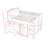 Loft Bed with Cabinet, Wardrobe and LED-1674337243-1674337240