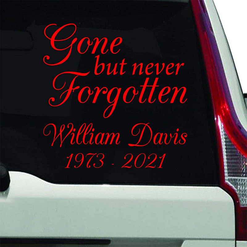Non-Wall Damaging Window Decal, 19" H x 18" W, Red, Yes