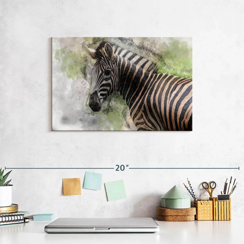 Brampt Magnificent Zebra, 8" H x 12" W