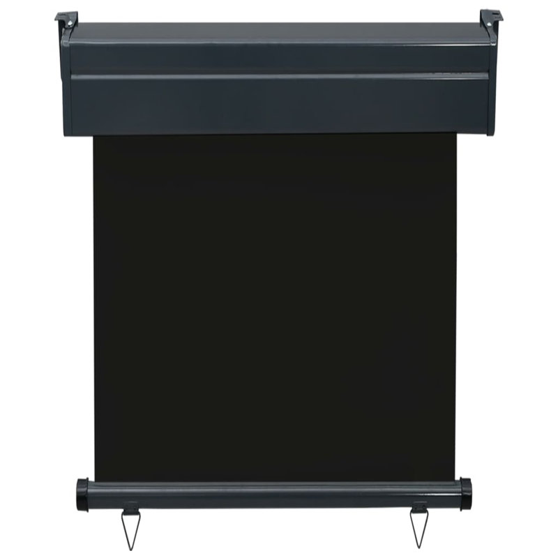 Ergun Balcony Side Awning 65x250 cm, Black