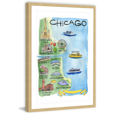 Blue Chicago - Single Picture Frame Painting