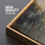 Rustic Countryside River Landscape Impressionistic Nature Scene, reproduction d'art sur toile-111176129-98042125