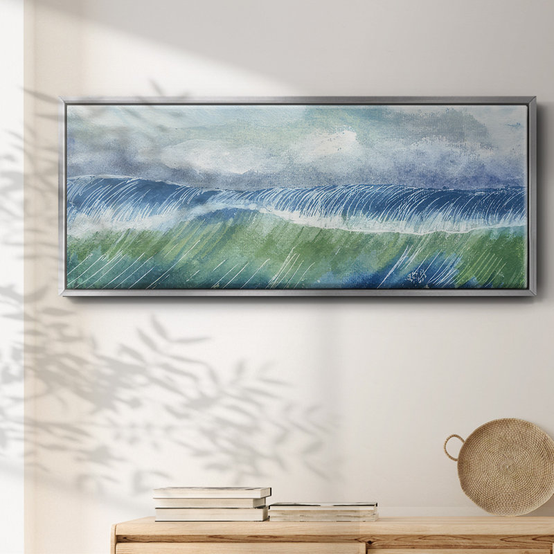 Crashing Wave II, H 20 po x l 50 po x P 1,5 po, Argent