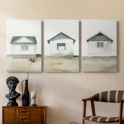 Lanscape Study Series VIII - Ensemble de toiles tendues avec châssis Premium - Prêt à être accroché