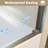 Brushed Nickel Double Sliding Shower Door, 56-60" X 60" Tempered Glass, Aluminum Frame-122279816