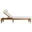 Ensemble de chaise longue d'extérieur en bois d'acacia avec dossier réglable et coussin de tête-1776372210-1776372212