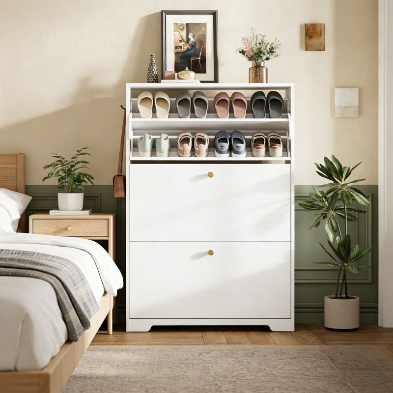 Premium Wooden Shoe Cabinet For Home