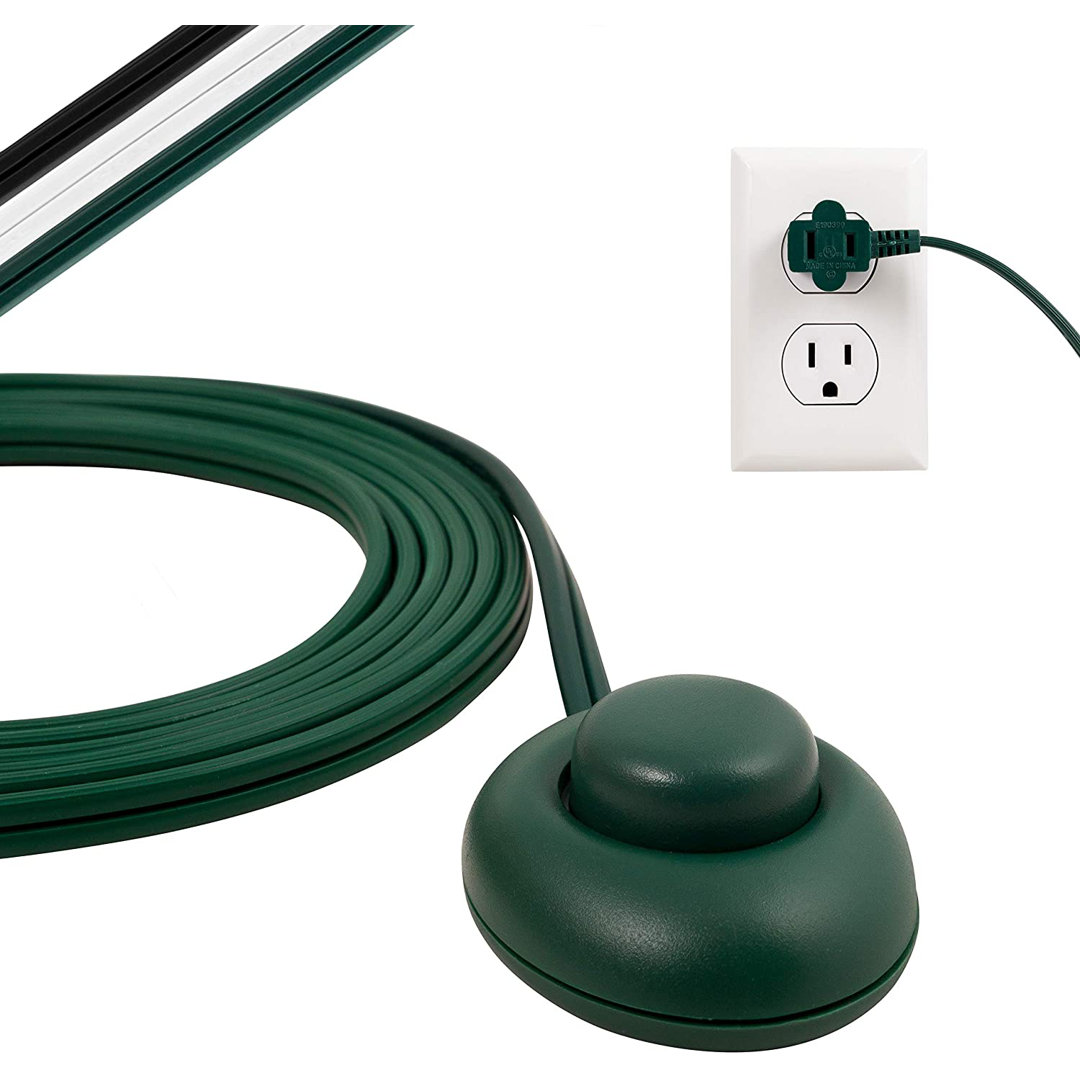 Philips 9-ft 1-Outlet Indoor Polarized Extension Cord, Green, SPS1036GF/27 Philips