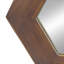 Miroir hexagonal 18,5 "x 18,5" avec cadre en bois massif-980288683