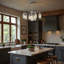 Lustre moderne à 6 lumières, hauteur réglable et plafond incliné compatible avec la salle à manger / salon-1556543525-1556543529