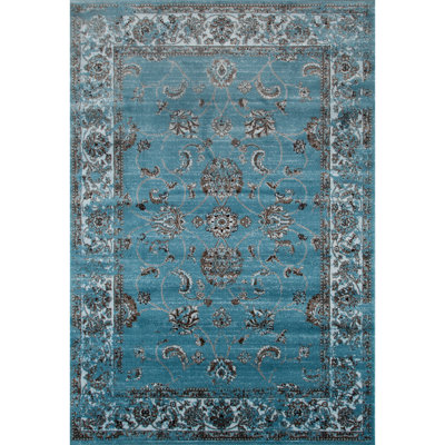 Tapis bleu Blocher