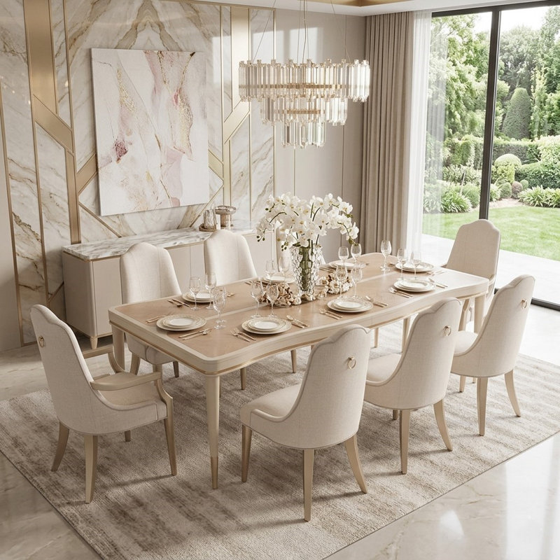 Malibu Crest 9-Piece Extendable Dining Room Set