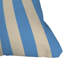 Coussin décoratif bleu et blanc Lyman Creative Co-113644840