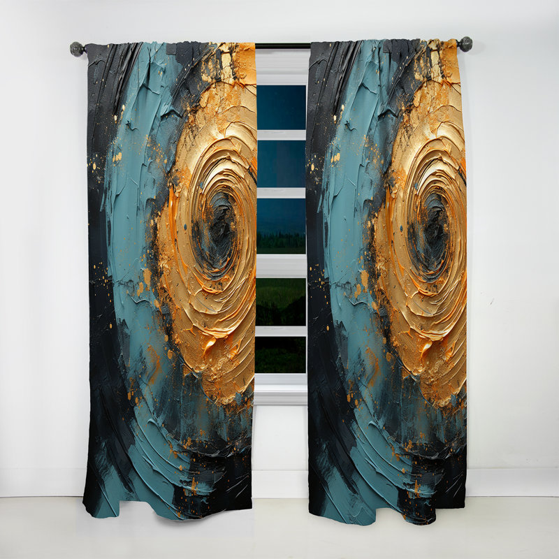 Vortex tourbillon de miroir Dunkin, L 52 po x L 120 po
