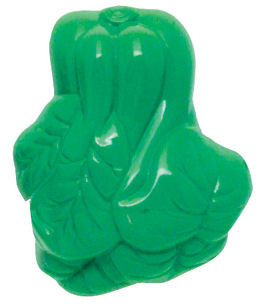 (5 Pack) 1-1/2 inch Green Lettuce Knob