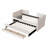 Twin Size Upholstered Daybed With Trundle And 3 Storage Drawers, Chenille Fabric-2090707341