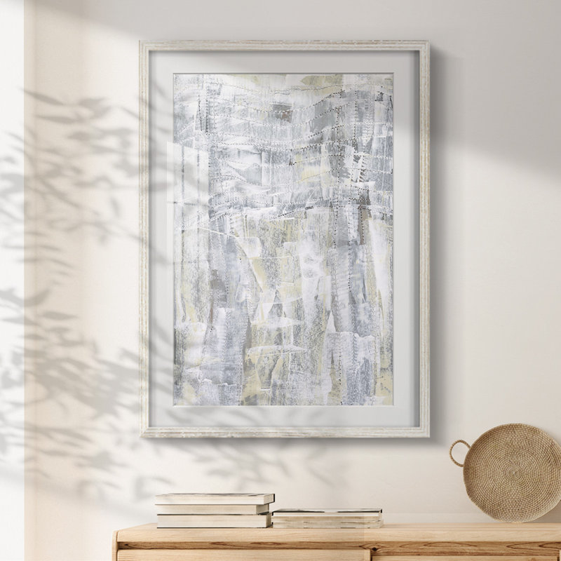Ville fantôme I - impression encadrée, 19.5" H x 16.5" W, White