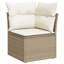 237.5cm Wide Patio Sofa with Cushions