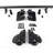 ATT 39"Sliding Ladder Hardware Rolling Library Kit(No Ladder)-Black