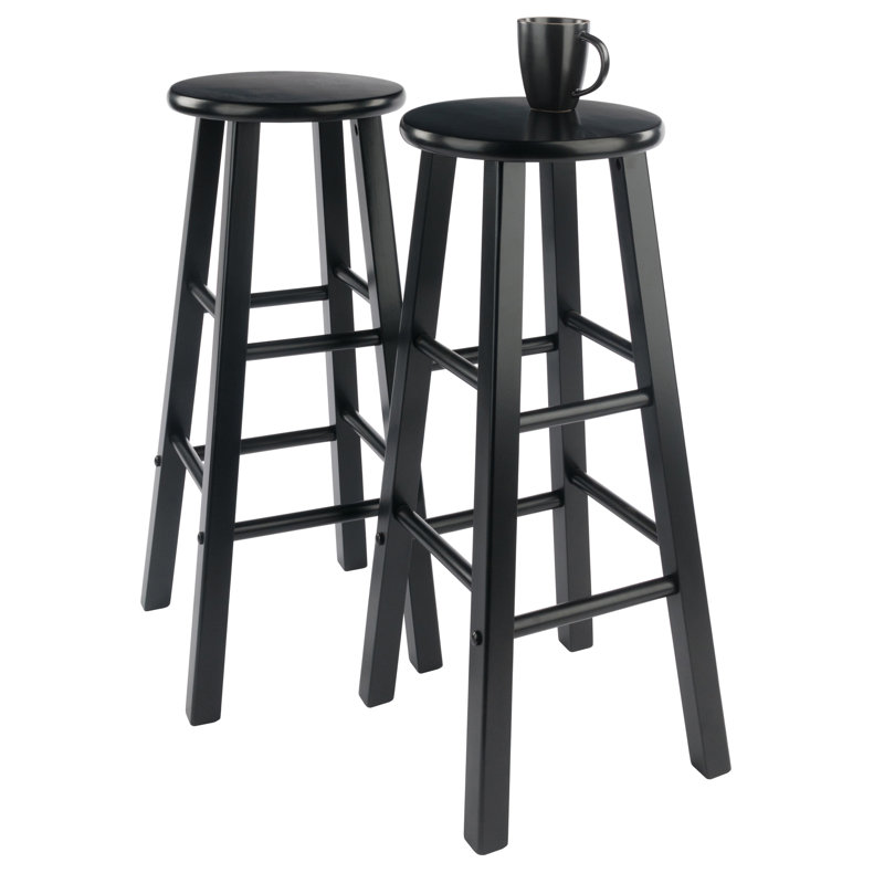 Flewellyn Solid Wood Counter Stool, Natural