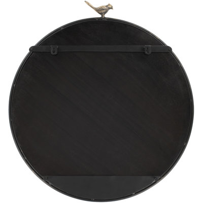 Hyson Engineered Wood Flat Wall Mirror