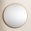 Sabine Metal Round Wall Mirror