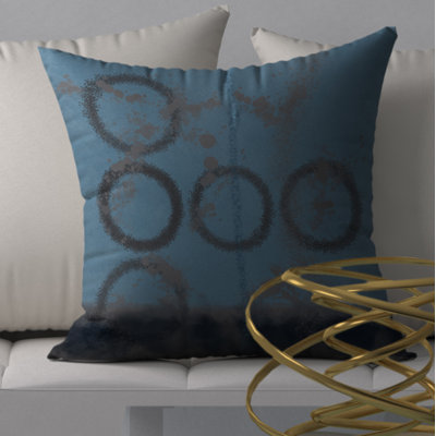 Housse de coussin carrée en bouche épatant