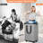 Laundry Basket With Wheels, Collapsible Laundry Baskets, Laundry Hamper With Handles Detachable Wheels, Rolling Laundry Basket, Dirty Clothes Hamper For Bathroom, Dorm, Bedroom, Grey, 80L