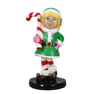 Elf Girl With Candy Cane