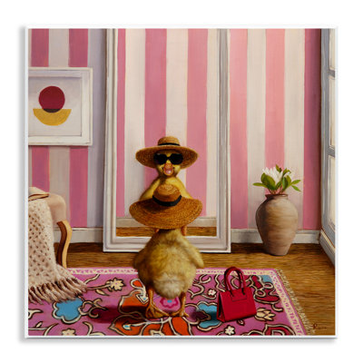 Plaque murale Hello Gorgeous Duckling, design par Lucia Heffernan