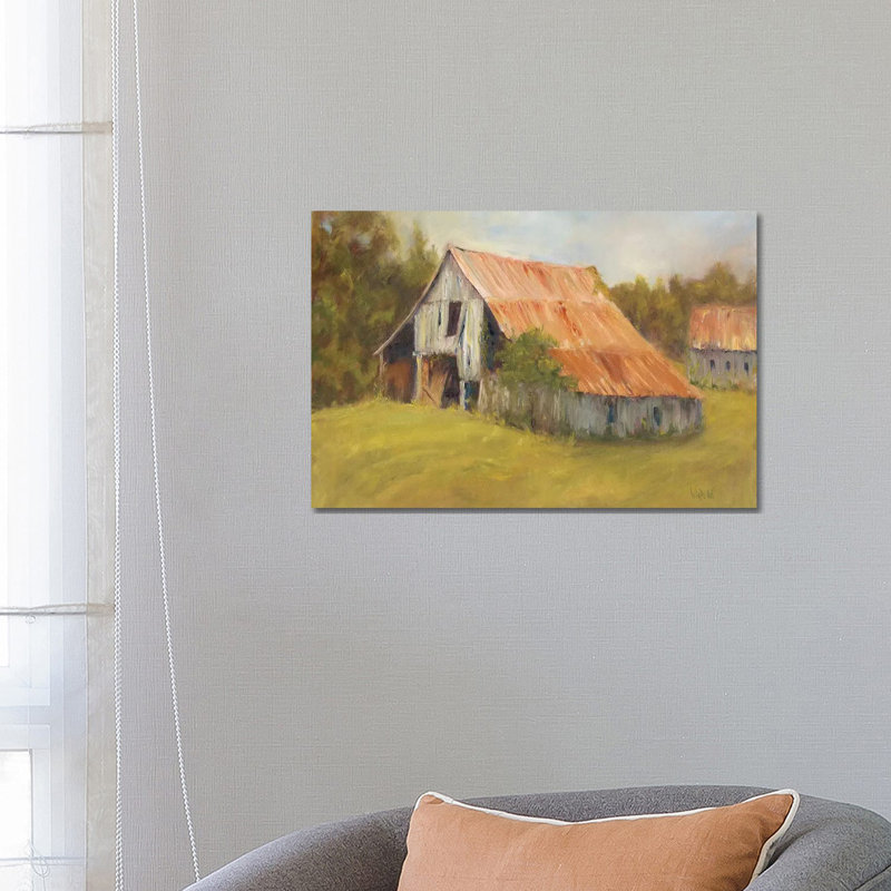 Tin Roof 1 Piece Wrapped Canvas Painting, 66.04 cm H x 45.72 cm W x 1.91 cm D