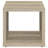 Pine Square Engineered Wood Side End Table-645750680